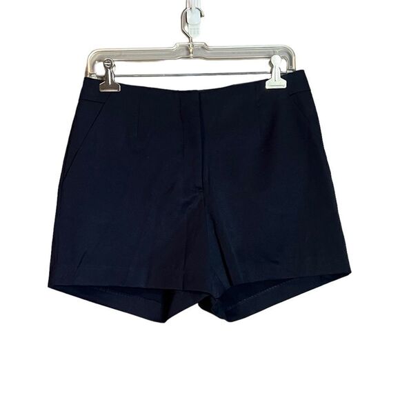 NWT! Harvé Bernard navy basic shorts. Size 6 - Picture 1 of 9